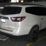 Vehículo donde fue detenida parte de la célula criminal